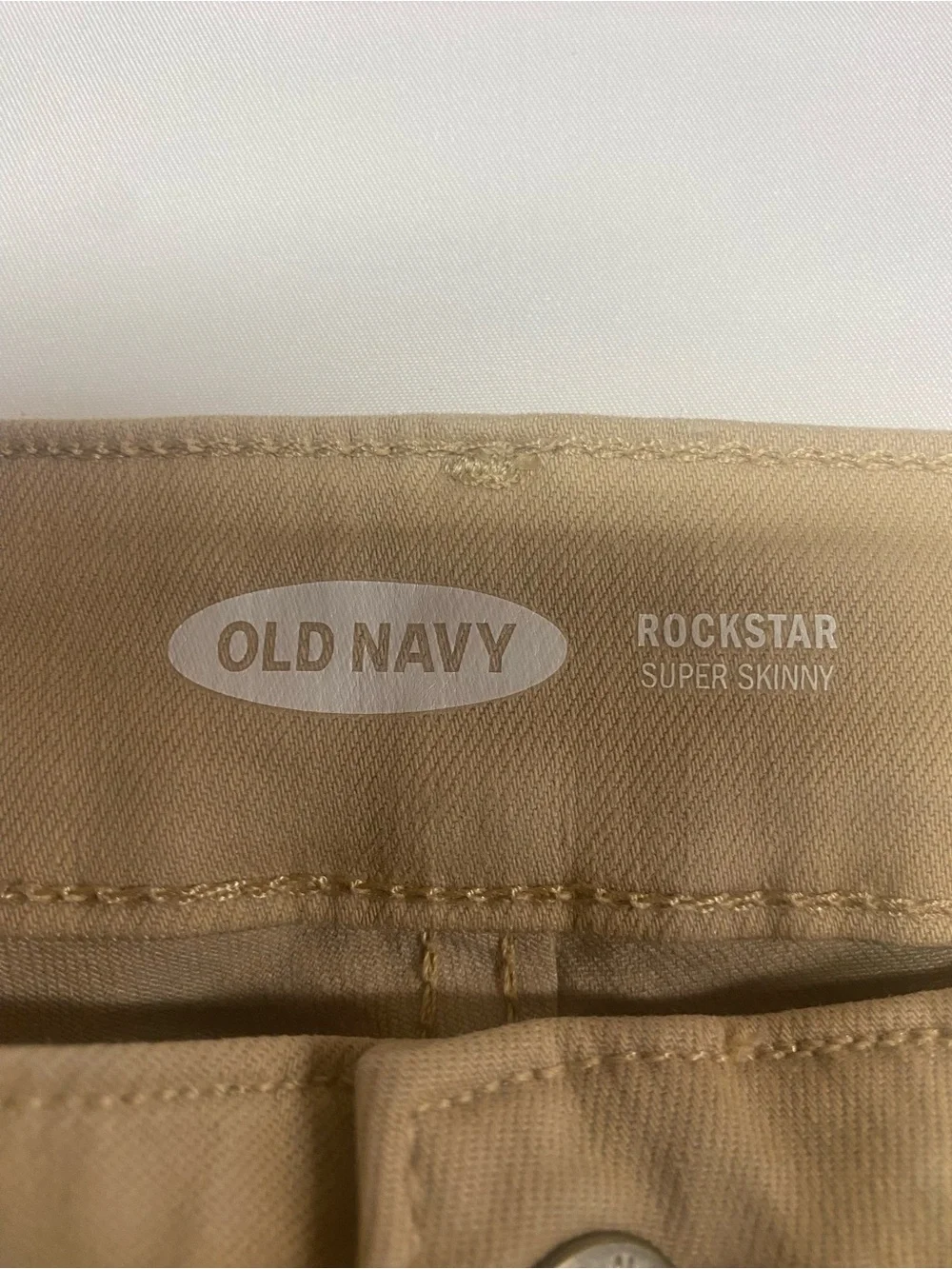 Old Navy Tan Super Skinny Jeans Women’s Size 8